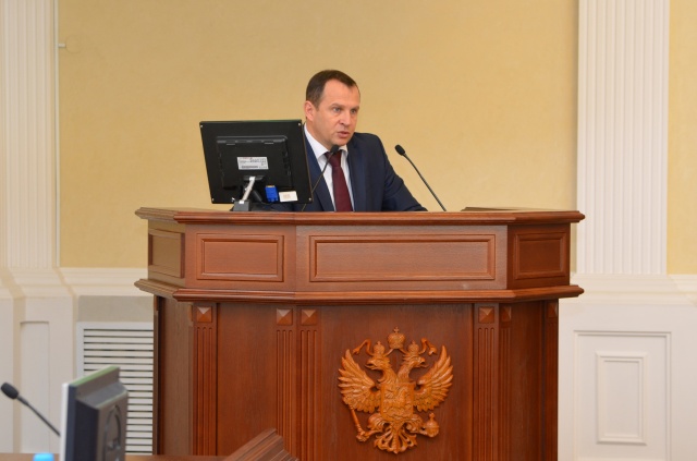Александр Шаботинский выступил на заседании областного Правительства 