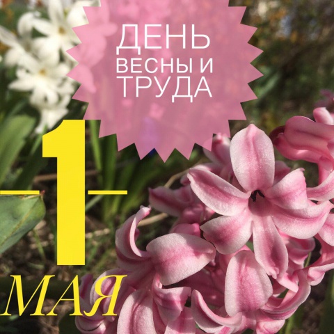 Поздравление с Днем весны и труда