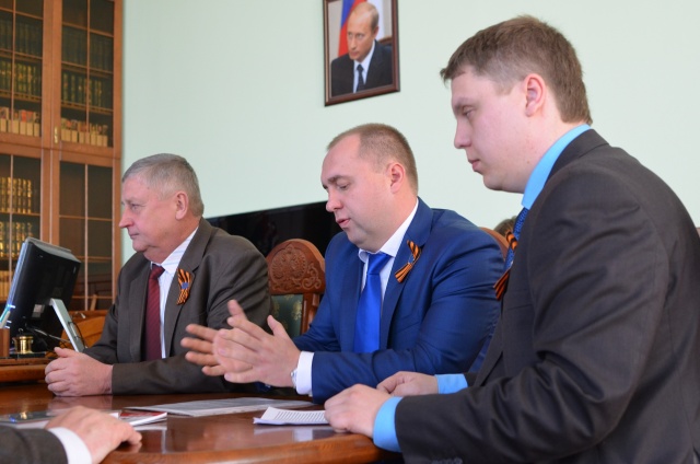 Павел Коньков встретился с руководителем фракции «ЛДПР» Ивановской областной Думы Дмитрием Шелякиным