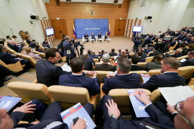 Виктор Смирнов принял участие в заседании Совета законодателей Российской Федерации при ФС РФ