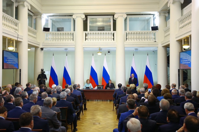 Виктор Смирнов принял участие во встрече Владимира Путина с Советом законодателей при Федеральном Собрании Российской Федерации 