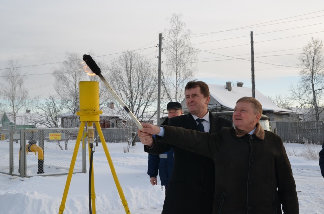 Завершена газификация посёлка Савино